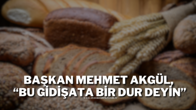 Başkan Mehmet Akgül,  “Bu Gidişata Bir Dur Deyin”