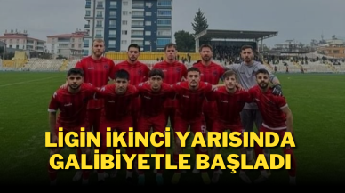 Ligin İkinci Yarısında Galibiyetle Başladı