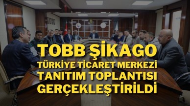 Sivas Ticaret Borsası’nda TOBB Şikago TTM Tanıtım Toplantısı Gerçekleştirildi
