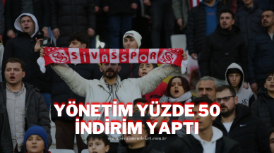 Yönetim Yüzde 50 İndirim Yaptı