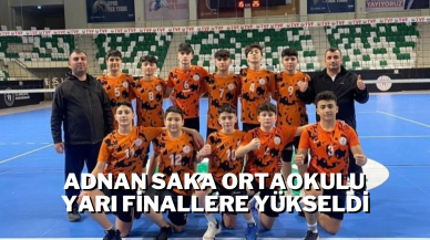 Adnan Saka Ortaokulu Yarı Finallere Yükseldi