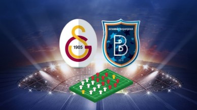 Galatasaray - Başakşehir ilk 11'i