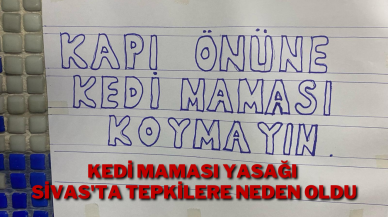 Kedi Maması Yasağı Sivas'ta Tepkilere Neden Oldu