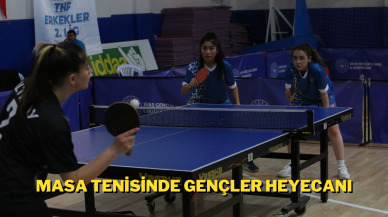 Masa Tenisinde Gençler Heyecanı