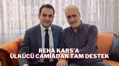 Reha Kars’a Ülkücü Camiadan Tam Destek