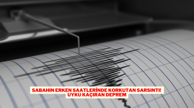 Sabahın Erken Saatlerinde Korkutan Sarsıntı! Uyku Kaçıran Deprem