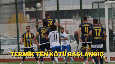 Termik’ten Kötü Başlangıç
