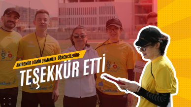 Antrenör Demir Uzmanlık  Öğrencilerine Teşekkür Etti