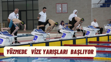 Yüzmede Vize Yarışları Başlıyor