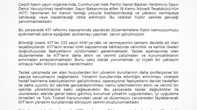 Hazine ve Maliye Bakanlığı,  KİT'lerin Özelleştirileceği İddialarını Yalanladı!