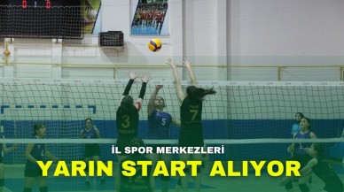 İl Spor Merkezleri Yarın Start Alıyor