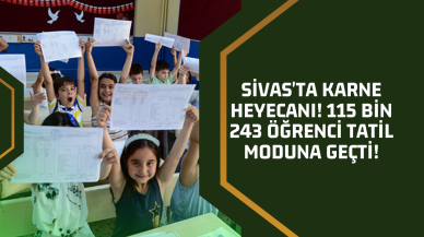 Sivas'ta Karne Heyecanı! 115 Bin 243 Öğrenci Tatil Moduna Geçti!