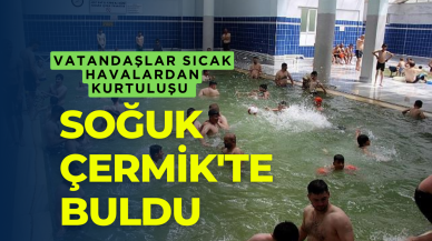 Vatandaşlar Sıcak Havalardan Kurtuluşu Soğuk Çermik'te Buldu