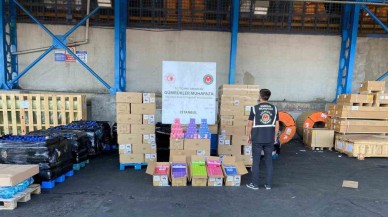 135 Milyon TL Değerinde Kaçak Malzeme Ele Geçirildi