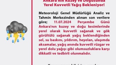 Meteoroloji'den Uyarı: Sel Tehlikesi!