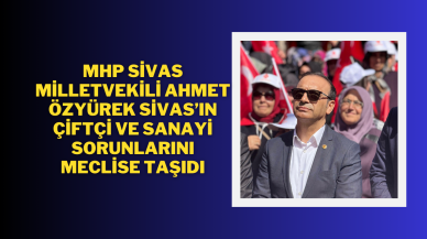 MHP Sivas Milletvekili Ahmet Özyürek Sivas’ın Çiftçi ve Sanayi Sorunlarını Meclise Taşıdı