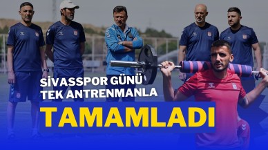 Sivasspor Günü Tek Antrenmanla Tamamladı