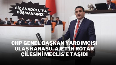 CHP Genel Başkan Yardımcısı Ulaş Karasu,  AJet'in Rötar Çilesini Meclis'e Taşıdı