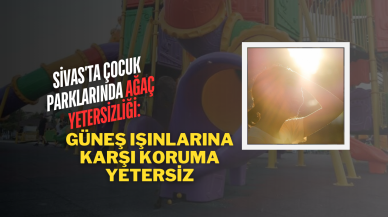 Sivas'ta Çocuk Parklarında Ağaç Yetersiz: Güneş Işınlarına Karşı Koruma Yetersiz!