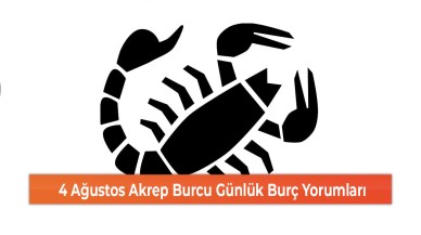 4 Ağustos Akrep Burcu Günlük Burç Yorumları