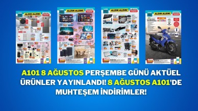 A101 8 Ağustos Perşembe Günü Aktüel Ürünler Yayınlandı! 8 Ağustos A101'de Muhteşem İndirimler!