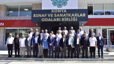AK Parti Konya Heyeti,  Esnaf Temsilcileriyle Bir Araya Geldi