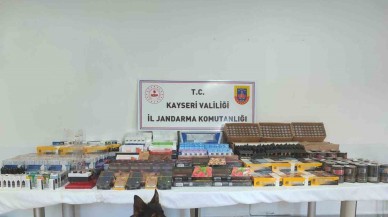 Kayseri’de Jandarma’dan Kaçak Elektronik Sigara ve Sigara Operasyonu