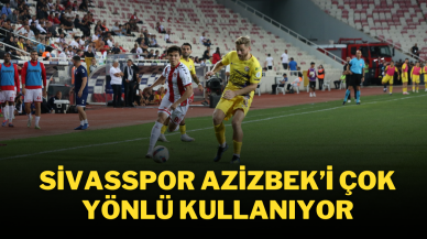 Sivasspor Azizbek’i Çok Yönlü Kullanıyor