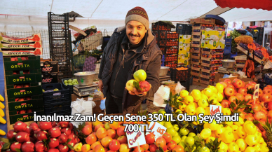 İnanılmaz Zam! Geçen Sene 350 TL Olan Şey Şimdi 700 TL