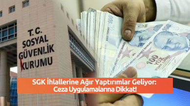 SGK İhlallerine Ağır Yaptırımlar Geliyor: Ceza Uygulamalarına Dikkat!