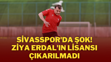 Sivasspor'da Şok! Ziya Erdal'ın Lisansı Çıkarılmadı