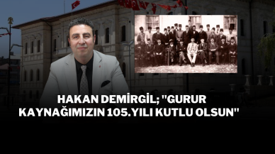 Sivas Esnaf Ve Sanatkârlar Odaları Birliği Başkanı Hakan Demirgil; "Gurur Kaynağımızın 105.Yılı Kutlu Olsun"