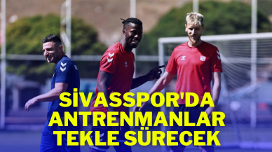Sivasspor'da Antrenmanlar Tekle Sürecek
