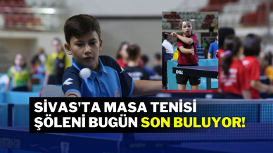 Sivas'ta Masa Tenisi Şöleni Bugün Son Buluyor!