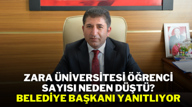 Zara Üniversitesi Öğrenci Sayısı Neden Düştü? Belediye Başkanı Yanıtlıyor