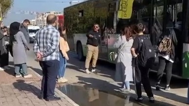 Başakşehir'de İETT Şoförü ile Yolcu Arasında İlginç Tartışma