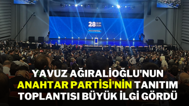 Yavuz Ağıralioğlu'nun Anahtar Partisi'nin Tanıtım Toplantısı Büyük İlgi Gördü