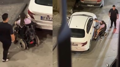 Antalya'da Engelli Rampasına Park Eden Araca Çekiçle Saldırı