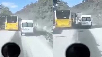 İstanbul'da İETT Otobüsü Şoföründen Tehlikeli Sollama