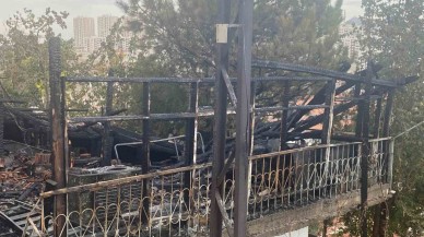 Ankara'da Sobadan Çıkan Yangın Büyük Korku Yaşattı