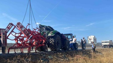 Ayaş Yolunda Traktör Devrildi: 3 Kişi Yaralandı