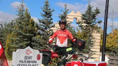 Bisiklet Sporcusu, Şehit Polis Şeyda Yılmaz Anısına 1000 Kilometre Pedal Çevirdi