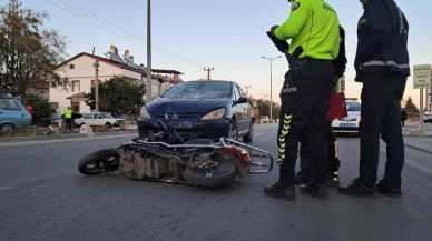 Karaman’da Elektrikli Bisiklet Sürücüsü Kaza Geçirdi