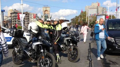 Taksim Meydanı'nda Motosiklet Denetimi: 20 Sürücüye 30 Bin Lira Ceza
