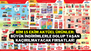 BİM 15 Ekim Aktüel Ürünler: Büyük İndirimlerle Dolup Taşan Kaçırılmayacak Fırsatlar!