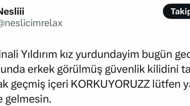 Sivas'ta Korkutan Olay: Kız Yurduna Zorla Giren Erkek İddiası