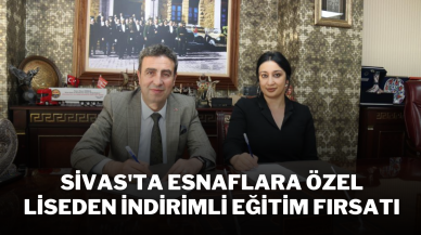 Sivas'ta Esnaflara Özel Liseden İndirimli Eğitim Fırsatı