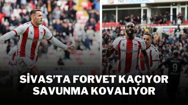 Sivas’ta Forvet Kaçıyor Savunma Kovalıyor
