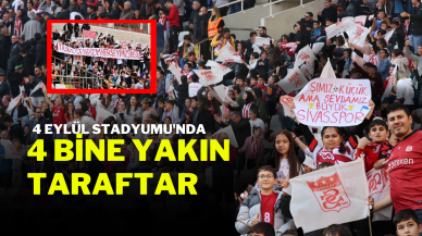 4 Eylül Stadyumu'nda 4 Bine Yakın Taraftar