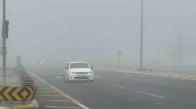 Bolu'da Etkili Olan Sis,  Görüş Mesafesini 30 Meteye Kadar Düşürdü